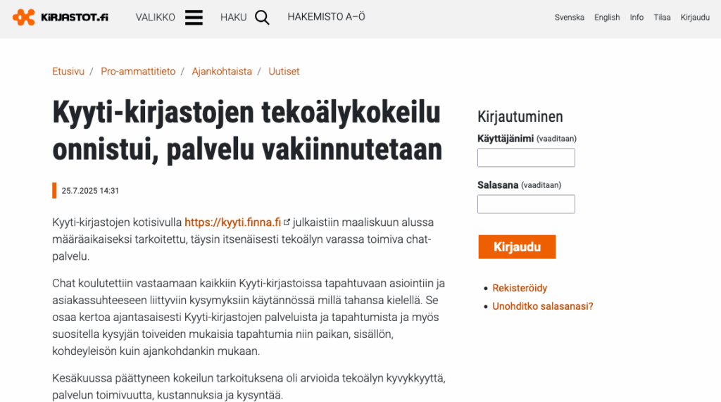 Kirjasto.fi 8/2025
