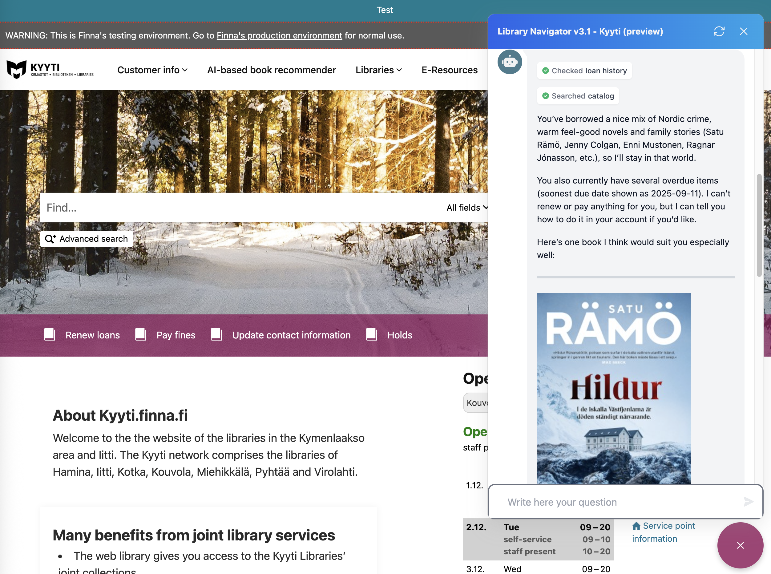 A preview of The Library Navigator